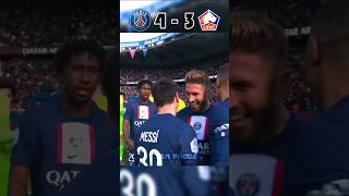 PSG vs LOSC  stoppage time goal from messi [upl. by Oppen]