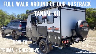 Austrack Tanami x11 Hybrid offroad Caravan Full walk around  Trip around Aus  Truma  Enerdrive [upl. by Amerigo]