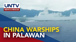 AFP confirms 4 Chinese warships monitored off Balabac Palawan [upl. by Lawford239]