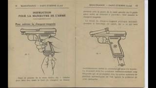 Notice MANUFRANCE Pistolet quot LE FRANÇAIS quot Calibre 765  32 ACP [upl. by Inaoj]