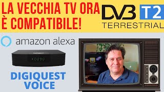 🆘 La vecchia TV adesso è smart ha Alexa ed è compatibile col DVBT2 [upl. by Eladal]