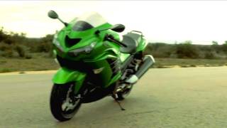 2012 Kawasaki ZZR1400 promotional video [upl. by Shurwood87]