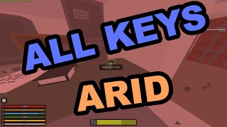 Wszystkie Klucze Arid  All Keys Arid Unturned guide [upl. by Eldnik]