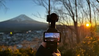 LIVE Mount Fuji Sunset in Japan [upl. by Ecirtac]