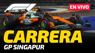 🔴F1 DATACAST  GP SINGAPUR🇸🇬 CARRERA  Live Timing y Mapa Virtual EN VIVO [upl. by Gilges]