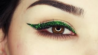 Glitter Eyeliner Makeup Tutorial [upl. by Doll412]