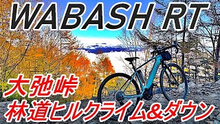 WABASH RT 高低差約1000mの林道をヒルクライムampダウン [upl. by Aihceyt]