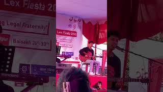 Prabesh Kumar Shrestha Singing nalc lexfiesta 2081 [upl. by Wehttan698]