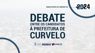 Debate Candidatos a Prefeitura de Curvelo 2024 [upl. by Devona625]