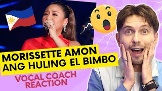 YAZIK reacts to Morissette Amon  Ang Huling El Bimbo [upl. by Zetta]