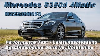 Mercedes S350d 4Matic 2018 schneller mit Chiptuning Box [upl. by Witherspoon]