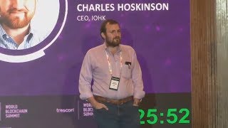 Charles Hoskinson at World Blockchain Summit Singapore [upl. by Ahsilam464]