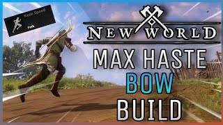 Speed Archer Bow Build Max Haste  New World Season 5 [upl. by Redlac]