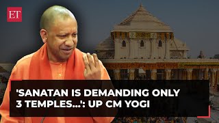 Yogi Adityanath in UP Vidhan Sabha Sanatan is demanding only 3 temples  Ayodhya Mathura amp Kashi [upl. by Eul]