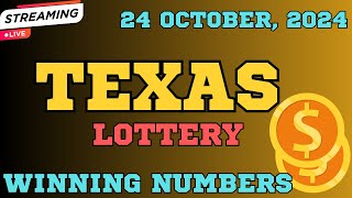 Texas Day Lottery Results For  24 Oct 2024  Pick 3  Daily 4  All or Nothing  Cash 5 Powerball [upl. by Glogau578]