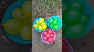 Balloons Rip Balloons Popping ASMR SATISFYING Colorful Water Balloons Ep 70 asmr viral foryou [upl. by Yentihw535]