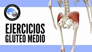 Los 5 mejores ejercicios para trabajar el gluteo medio [upl. by Anilek]