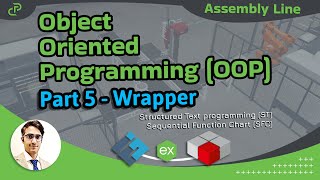 Part5 PLC Object Oriented Programming OOP of Assembly Line by Codesys simulated in factory IO [upl. by Annoik]