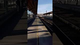 Norwegian r14 train to Kongsvinger 1hr delay arriving at lillestrøm station in Norway trainspotter [upl. by Merriam]