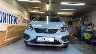 Konserwacja podwozia wokiem bezbarwnym honda jazz crosstar 2023 [upl. by Yodlem]