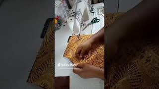 How to sew Handkerchief Sleeve with laceemedajfashionsindepthtraining [upl. by Lunnete]