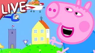 🔴 Giant Peppa Pig and George Pig LIVE FULL EPISODES 24 Hour Livestream [upl. by Lissi81]