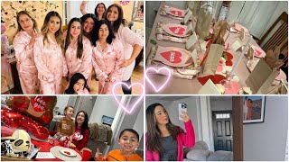 I HOSTED MY FIRST GALENTINES 🩷 [upl. by Wilkison909]