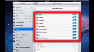 Configure the settings on the iPad  Part 2 of 5mp4 [upl. by Selim]