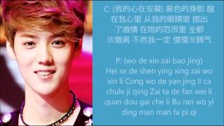 ExoM Growl 咆哮 Lyrics Chinese and PinyinRomanization [upl. by Clance]