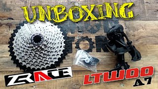 LTWOO A7 10 Speed RD and ZRACE 10 Speed 1142 Cogs unboxing [upl. by Naimad]