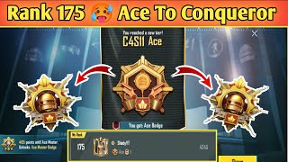 Ace To Conqueror Strategy🔥 Can I get Conqueror🤔  Conqueror rank push tips and tricks✅ [upl. by Eaner]