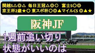 阪神ジュベナイルフィリーズ2024 1週前追い切り 中間の調整過程など [upl. by Pasco]