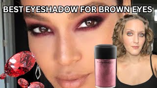 BEST EYESHADOW COLORS FOR BROWN EYES [upl. by Llerdnod61]