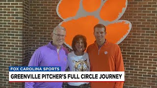 Greenville pitcher completes full circle story with Clemson baseball [upl. by Kosey976]