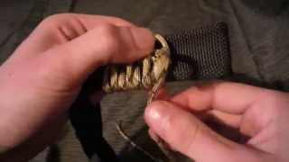 How To Make a Paracord wrap [upl. by Nosaes754]