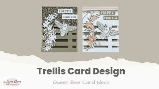 Trellis Design for Cardmaking [upl. by Yerahcaz]