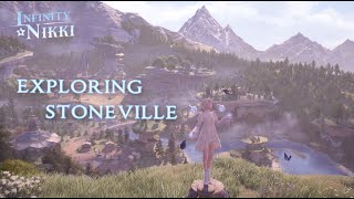 infinity nikki relaxing gameplay 4k  exploring stoneville [upl. by Wenona917]