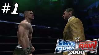 WWE SmackDown vs Raw 2008  247 Mode  RAW  Part 1 [upl. by Phylis96]