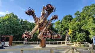 Steam Whirler at Six Flags America full circuit [upl. by Ketti439]