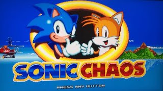 Sonic chaos 16 bit remake 20182020 gameplayno commentary [upl. by Ankney168]