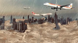 Palma de Mallorcas largest airport is flooded Devastating flood in Spain [upl. by Semajwerdna307]