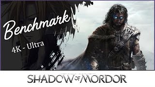 FX 8300 Stock  GTX 1070 TI  SHADOW OF MORDOR BENCHMARK  quot 4K Ultraquot [upl. by Narton]