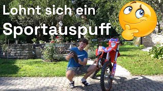 Lohnt sich ein Sportauspuff wirklich  SCR Corse im Test  Beta rr50 racing [upl. by Wagshul278]