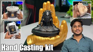 Decoration of Mahadev with Hand casting kit How to use couple hand casting kit  Anytime Impressions [upl. by Mickey]