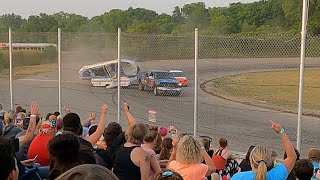 Trailer Race  Galesburg Speedway 61823 [upl. by Japheth697]