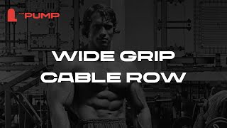 Wide Grip Cable Row [upl. by Meuse]