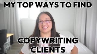 How to Find Freelance Copywriting Jobs and Clients 4 Ways I Do It [upl. by Phil]