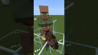 Minecraft short video villager kill by myself minecraft short videos virl trending shortfeed [upl. by Negriv]