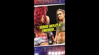 Willow Nightingale on being inspired by Sasha Banks vs Bayley wwe aew sashabanks bayley shorts [upl. by Nnayr]