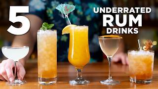 The 5 Most Underrated Rum Cocktails [upl. by Attennod484]